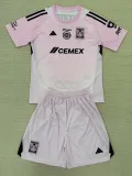 2025-26 Tigres UANL Pink GoalKeeper Kids Soccer Jersey
