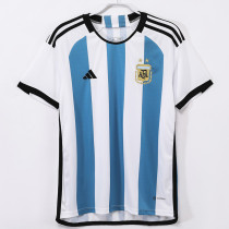 2022-2023 Argentina Home Retro Soccer Jersey *2星