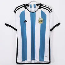 2022-2023 Argentina Home Retro Soccer Jersey *2星