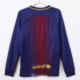 2017-2018 BAR Home Long Sleeve Retro Soccer Jersey (长袖)