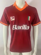 1983-1984 Roma Home Retro Soccer Jersey