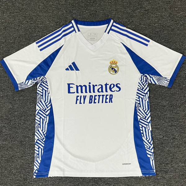 2025-26 RMA Blue White Fans Training Shirts