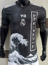 2025-26 RMA Black Special Edition Player Version Training Shirts *Y3海浪