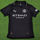 2025-26 Man City Away Black Player Version Soccer Jersey