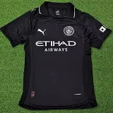 2025-26 Man City Black Player Version Soccer Jersey