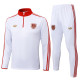 2025-26 Bayern White Half Pull Tracksuit #B2520(半拉链)