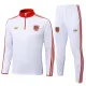 2025-26 Bayern White Half Pull Tracksuit #B2520(半拉链)