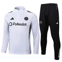 2025-26 Inter Miami White Half Pull Tracksuit #B2522(半拉链)