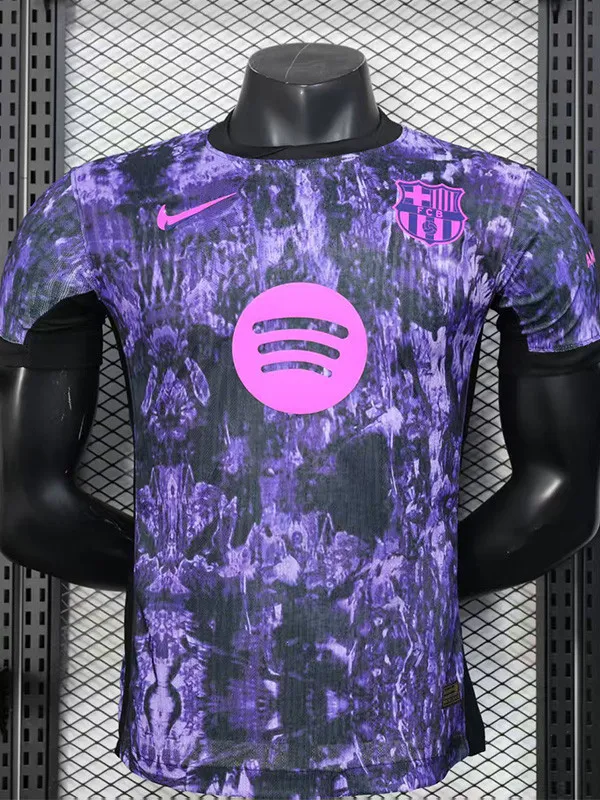 2025-26 BAR Purple Black Special Edition Player Version Training Shirts