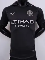 2025-26 Man City Black Player Version Soccer Jersey