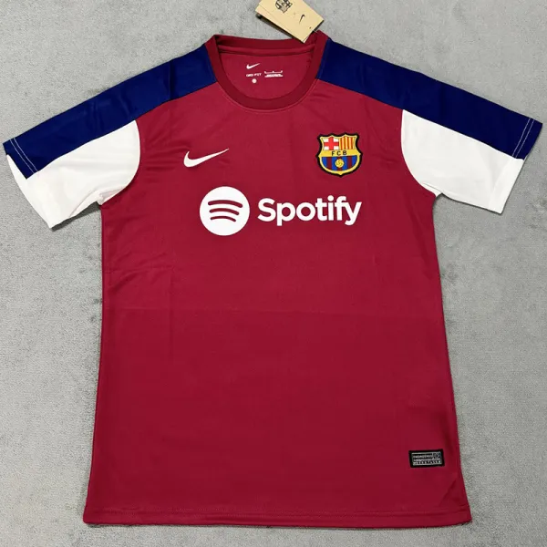 2025-26 BAR Brown Red Training Shirts