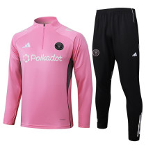 2025-26 Inter Miami Pink Half Pull Tracksuit #B2523(半拉链)