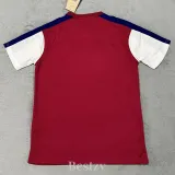 2025-26 BAR Brown Red Training Shirts