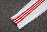 2025-26 Bayern White Half Pull Tracksuit #B2520(半拉链)