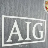 2007-2008 Man Utd Grey Goalkeeper Long Sleeve Retro Soccer Jersey (长袖)