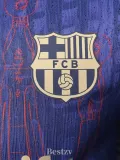 2025-26 BAR Royal Blue Special Edition Player Version Training Shirts (翻领)