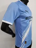 2025-26 Man City Home Player Version Soccer Jersey
