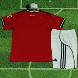 2025-26 Man Utd Home Kids Soccer Jersey