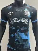 2025-26 Santos FC Black Special Edition Player Version Training Shirts
