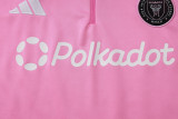 2025-26 Inter Miami Pink Half Pull Tracksuit #B2523(半拉链)