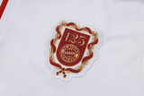 2025-26 Bayern White Half Pull Tracksuit #B2520(半拉链)