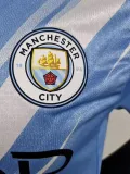 2025-26 Man City Home Player Version Soccer Jersey