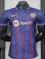 2025-26 BAR Royal Blue Special Edition Player Version Training Shirts *翻领