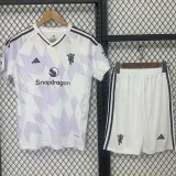 2025-26 Man Utd Away Kids Soccer Jersey