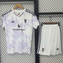 2025-26 Man Utd Away Kids Soccer Jersey