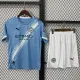 2025-26 Man City Home Kids Soccer Jersey