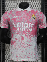 2025-26 RMA Pink White Special Edition Player Version Training Shirts *白领