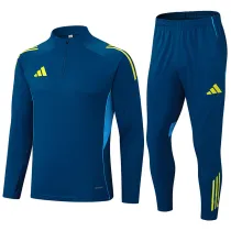 2025 AD Dark blue Half Pull Tracksuit #06(半拉链)