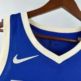 2024-25 BUCKS ANTETOKOUNMPO #34 Blue City Edition Top Quality Hot Pressing NBA Jersey(V领)