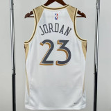 2024-25 BULLS JORDAN #23 White City Edition Top Quality Hot Pressing NBA Jersey