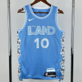 2024-25 Cleveland Cavaliers GARLAND #10 Light blue City Edition Top Quality Hot Pressing NBA Jersey