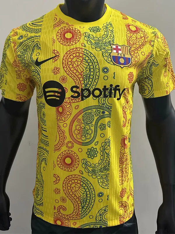 2025-26 BAR Yellow Special Edition Player Version Training Shirts