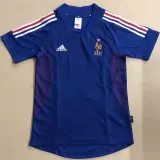 2002 France Home Retro Soccer Jersey
