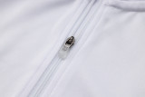 2025-26 RMA White Half Pull Tracksuit #B2513(半拉链)