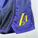 2024-25 LAKERS Purple City Edition Top Quality NBA Pants