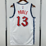 2024-25 Wizards POOLE #13 White City Edition Top Quality Hot Pressing NBA Jersey