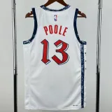 2024-25 Wizards POOLE #13 White City Edition Top Quality Hot Pressing NBA Jersey