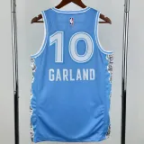 2024-25 Cleveland Cavaliers GARLAND #10 Light blue City Edition Top Quality Hot Pressing NBA Jersey