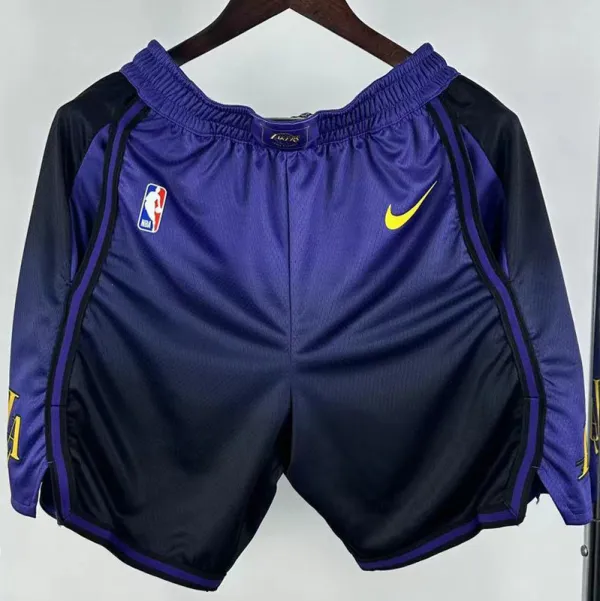 2024-25 LAKERS Purple City Edition Top Quality NBA Pants