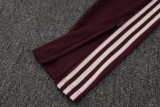 2025-26 Bayern Deep Red Half Pull Tracksuit #B2512(半拉链)