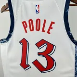 2024-25 Wizards POOLE #13 White City Edition Top Quality Hot Pressing NBA Jersey