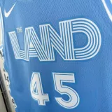 2024-25 Cleveland Cavaliers MITCHLL #45 Light blue City Edition Top Quality Hot Pressing NBA Jersey