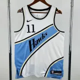 2024-25 Hawks YOUNG #11 White City Edition Top Quality Hot Pressing NBA Jersey