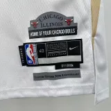2024-25 BULLS WHITE #0 White City Edition Top Quality Hot Pressing NBA Jersey