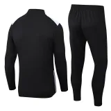 2025 JOM Black Half Pull Tracksuit (半拉链)
