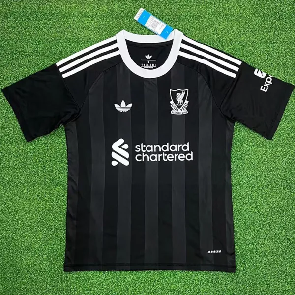 2025-26 LIV Black Goalkeeper Fans Soccer Jersey